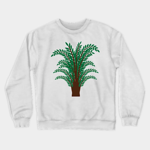 Green Tree Crewneck Sweatshirt by Madhur